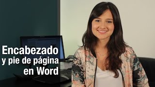 Configurando Diseño Encabezado y Pie de página en Word 2010 [upl. by Ricardama813]