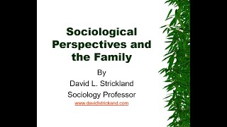 Insights of Sociological Paradigms on the Family brief version [upl. by Dlanar758]