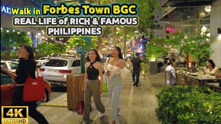 The RICH SIDE of the PHILIPPINES  FORBES TOWN BGC Walk Taguig city [upl. by Politi489]