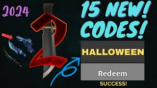 ALL NEW CODES ROBLOX MURDER MYSTERY 2 NEW CODES NOVEMBER 2024  MM2 HALLOWEEN UPDATE MM2 CODES [upl. by Leesa]