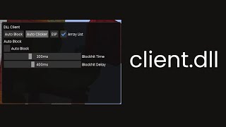 selfmade injectable dll client [upl. by Elehcim]