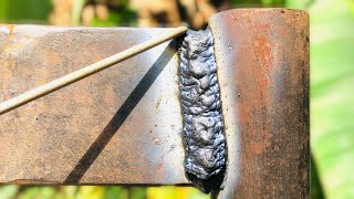 Only a few welders know the technique of gap welding in round pipe with plate [upl. by Neenaj841]