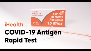 How to use the iHealth COVID19 Antigen Rapid Test [upl. by Isidor]