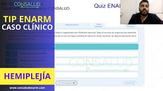 HEMIPLEJIA CASO CLINICO 👨‍🔬 Fisioterapia Neurológica  ENARM 2024 [upl. by Erasaec]