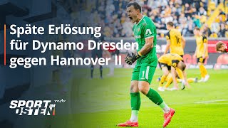 Späte Erlösung für Dynamo Dresden gegen Hannover II  MDR [upl. by Lua]