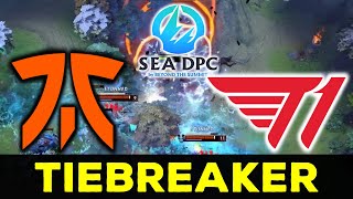 T1 vs FNATIC  TIEBREAKERS  DPC SEA DIVISION 1 DOTA 2 [upl. by Uahsoj]