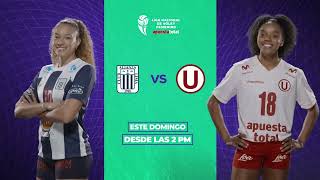 ALIANZA LIMA vs UNIVERSITARIO DE DEPORTES EN VIVO  CLÁSICO DEL VÓLEY FEMENINO  FECHA 6 [upl. by Obala]