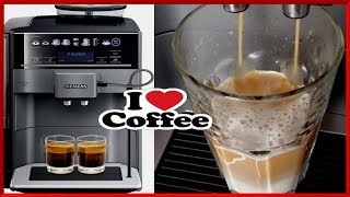 SIEMENS EQ6 plus s100 EspressoKaffeevollautomat Produkt IDTE651509DE [upl. by Aihsei]