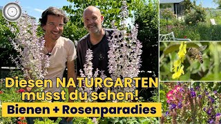 Zu Besuch beim BIENENSPEZIALISTEN So KOMBINIERST du ZIERROSEN amp NATURGARTEN [upl. by Onitnevuj]