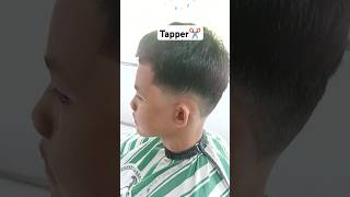 Potongan rambut tapper✂️ [upl. by Laetitia]