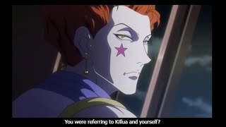 Hisoka amp Illumi Bar Scene  I have issues but you are just as bad [upl. by Hanschen]