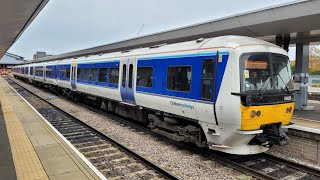 Chiltern Railways Class 165 DMU Trains 165008  165002 Departing From Oxford Station 21102024 [upl. by Htennek]