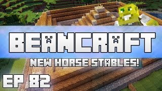 New Horse Stables  BeanCraft Episode 82 [upl. by Idnem]