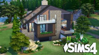 The Sims 4  Granite Falls Summer Lodge House Build [upl. by Mauer]