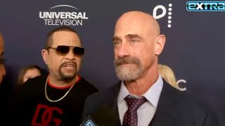 Christopher Meloni’s REUNION with IceT for 25 Years of SVU Exclusive [upl. by Nevet181]