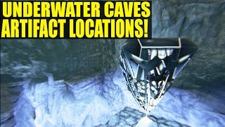 NEW UNDERWATER CAVE LOC AND ARTIFACT HOW NOT TO BE A NOOB  ARK SURVIVAL EVOLVED [upl. by Ernestine]