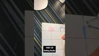 PART30How To Draw Dotting Desing  dottingart dottingtool shorts [upl. by Odette106]