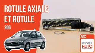 Changer la Rotule axiale et la Rotule de Direction Peugeot 206 ðŸš— [upl. by Eiramit]