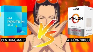 ATHLON 3000G VS INTEL PENTIUM G6405  G6400  BEST PROCESSOR UNDER 10000  7000 OR NOT [upl. by Callean273]