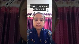 Dystonia l Symptoms l Movement l Disorder ll Harshika Gupta harshikagupta2059 [upl. by Eddie]