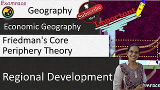 Friedmans Core Periphery Theory Fundamentals of Geography [upl. by Tniassuot]