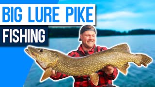 Fishing BIG Lures For PIKE [upl. by Airyt]