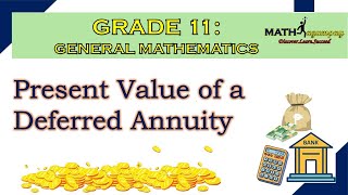 PRESENT VALUES OF DEFERRED ANNUITY [upl. by Hagi]