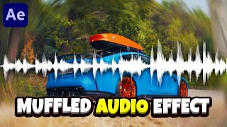 Muffled Audio Effect Tutorial  After Effects [upl. by Yehudi]