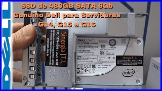 SSD 480GB SATA 6Gb Genuíno Dell para Servidores T150 R250 R260 R360 R450 R550 R740 R750 R760 R6525 [upl. by Assilen]