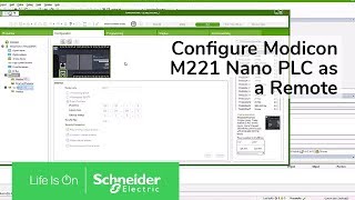 Configuring Modicon M221 Nano PLC as a Remote IO Device  Schneider Electric Support [upl. by Yelhs532]