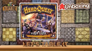 HeroQuest First Light  Unboxing amp Overview [upl. by Mapes]