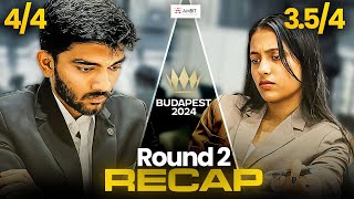 Gukesh showing his class  Round 2 of 45th FIDE Chess Olympiad 2024  Ambit Recap of the Day [upl. by Maud58]