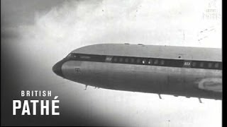 First Flight Of De Havilland Trident Airliner 1962 [upl. by Redan]