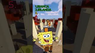 NON dire la mia stessa cosa tiktok shortsyoutube inganno spongebob minecraftshorts minrcraft [upl. by Euqinim887]