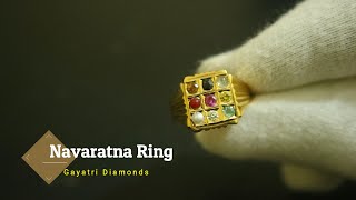 Navaratnas Ring  in Gold [upl. by Fannie]