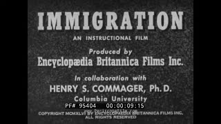 IMMIGRATION TO AMERICA 1946 CLASSROOM EDUCATIONAL FILM ELLIS ISLAND NEW YORK CITY 95404 [upl. by Ericksen]