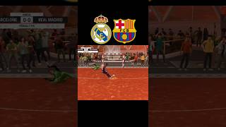 REAL MADRID 🆚 FC BARCELONA 🔥 realmadrid fcbarcelona challenge [upl. by Devina]