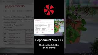 Peppermint Mini OS Lightweight Distro linux peppermintos [upl. by Newsom]