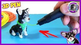 ЮМИ ЧУ ЩЕНОК МЭДЖИК ФЭМИЛИ РИСУЮ 3Д РУЧКОЙ  3D PEN  MAGIC FAMILY [upl. by Marden]