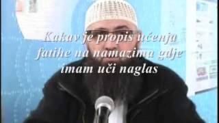 Kakav je propis učenja fatihe na namazima gdje imam uči naglas [upl. by Halivah]