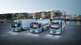 Volvo Trucks – Our first fully electric trucks in action [upl. by Neggem942]