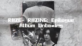 UNBOXING  GIVEAWAY RIIZE RIIZINGEpilogue ALBUM UNBOXING [upl. by Wolsniw928]