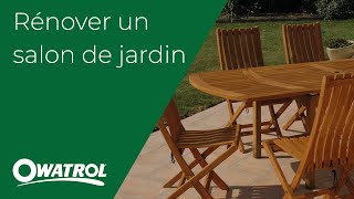 Comment rénover un salon de jardin en bois   Owatrol [upl. by Maitland]