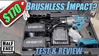 This 170 Brushless Cordless Impact Gun seems pretty nice Uaoaii IW800 15 off until 4424 [upl. by Lohcin]