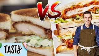 I TESTED Bon Appétits Chicken Katsu VS Tastys Chicken Katsu Sandwich  Testing VIRAL Recipes [upl. by Celestyna712]