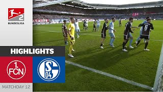 Late Header to Win  1 FC Nürnberg  FC Schalke 04 12  All Goals  Matchday 12 – Bundesliga 2 [upl. by Docilla]