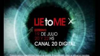 lie to me  promo FOX CABLEVISION [upl. by Alicul]