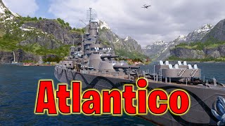 Atlantico Destroys The Entire Lobby Solo World of Warships Legends [upl. by Betteann]