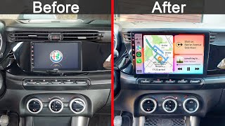 Giulietta HEAD UNIT Upgrade from 7quot to 101quot Eonon UA12S Plus6G Install and Review [upl. by Sucramad796]