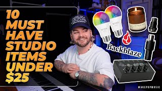 10 Items Under 25 You NEED For Your Studio Affordable Gifts For Music Producers [upl. by Derward695]